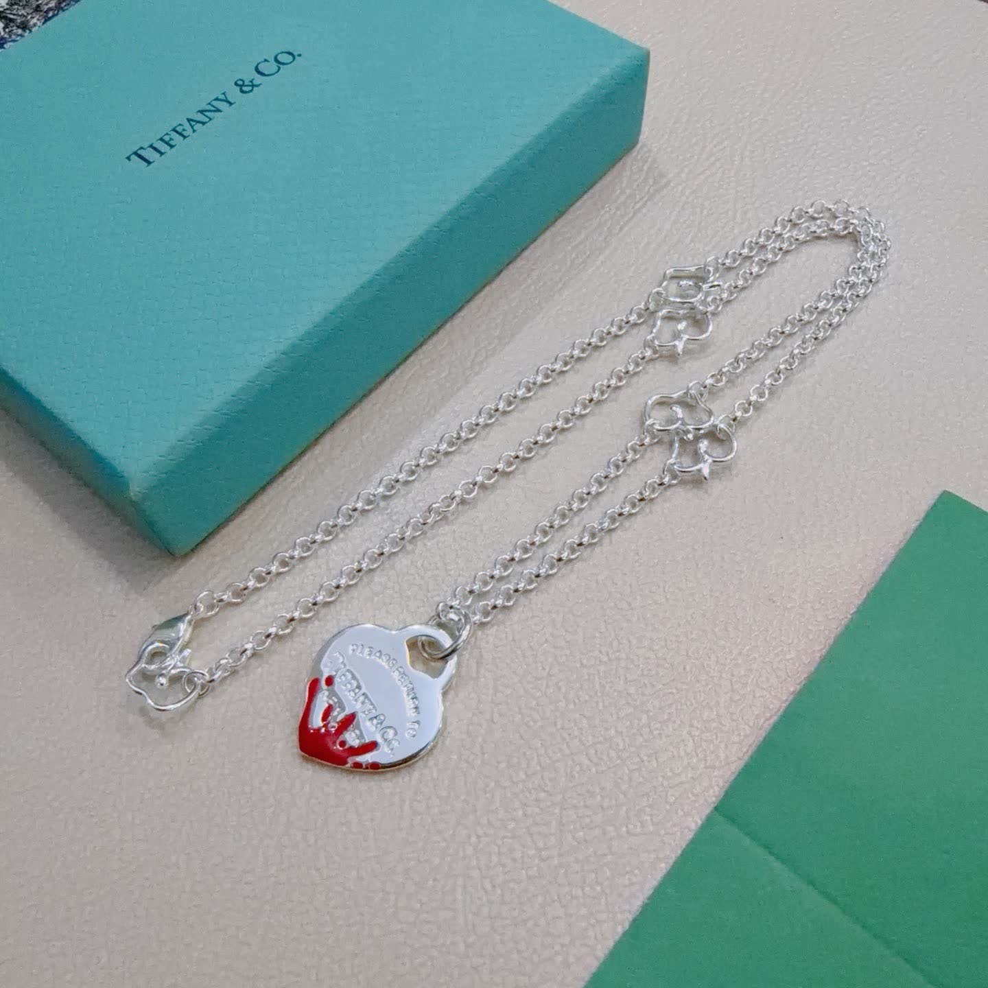 Tiffany & Co. Heart Tag Necklace